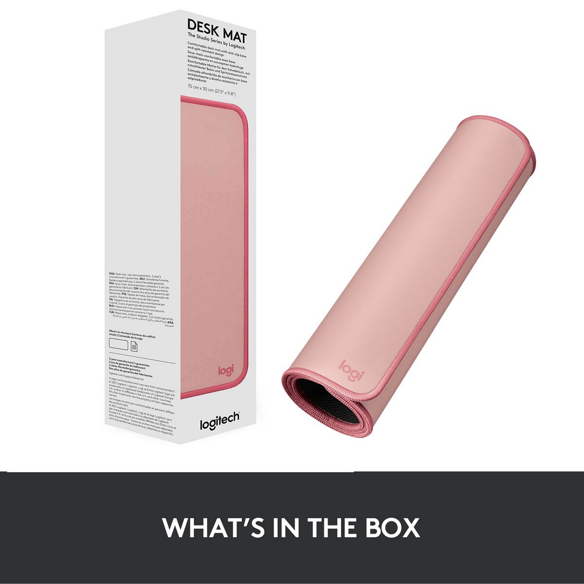 Tapete Desk Mat Studio Series - Rosa Rosa / Bege-8