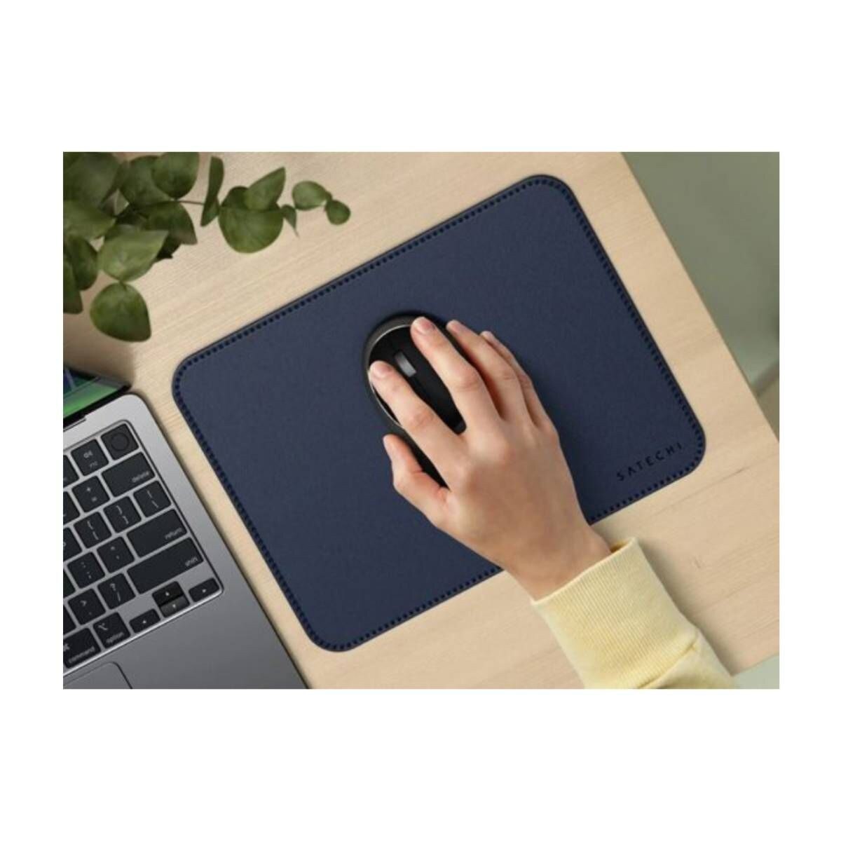 Tapete Satechi Premium Mouse Pad Vegan Leather - Azul 4