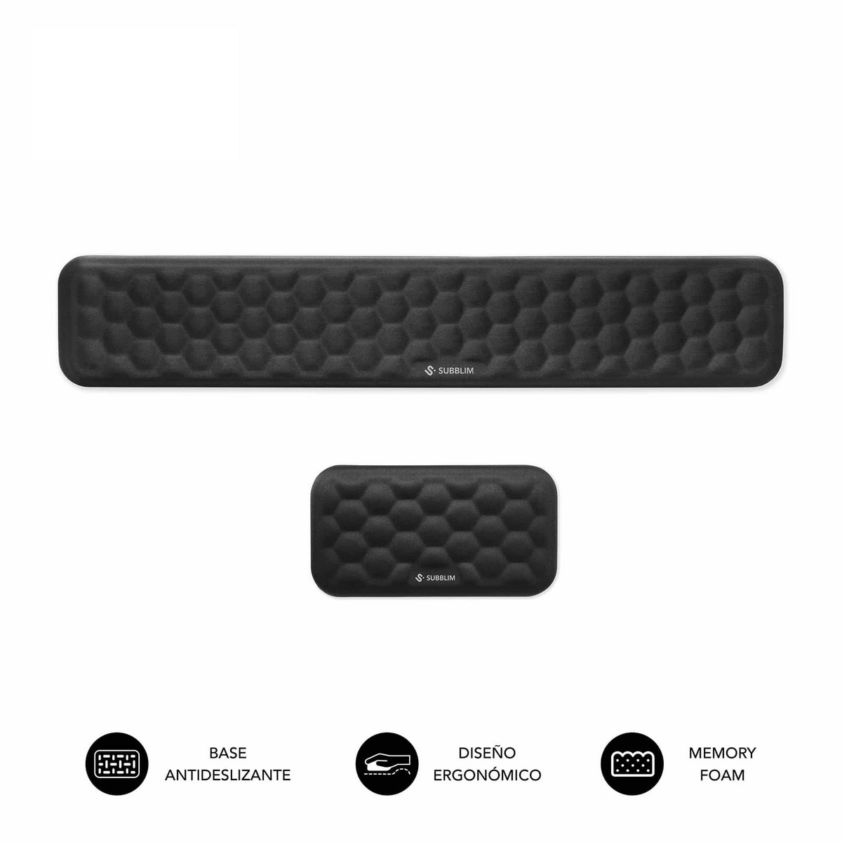 Imagem 0 de Conjunto Subblim de Apoio de Pulso para Teclado e Apoio de Pulso para Rato - Preto