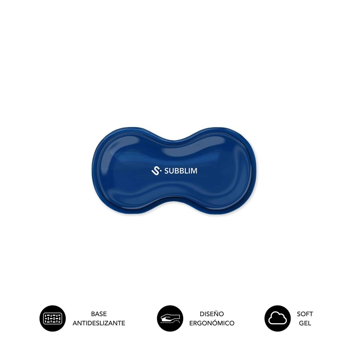 Imagem 0 de Apoio de Pulso para Rato Ergo Crystal Flex - Azul Escuro