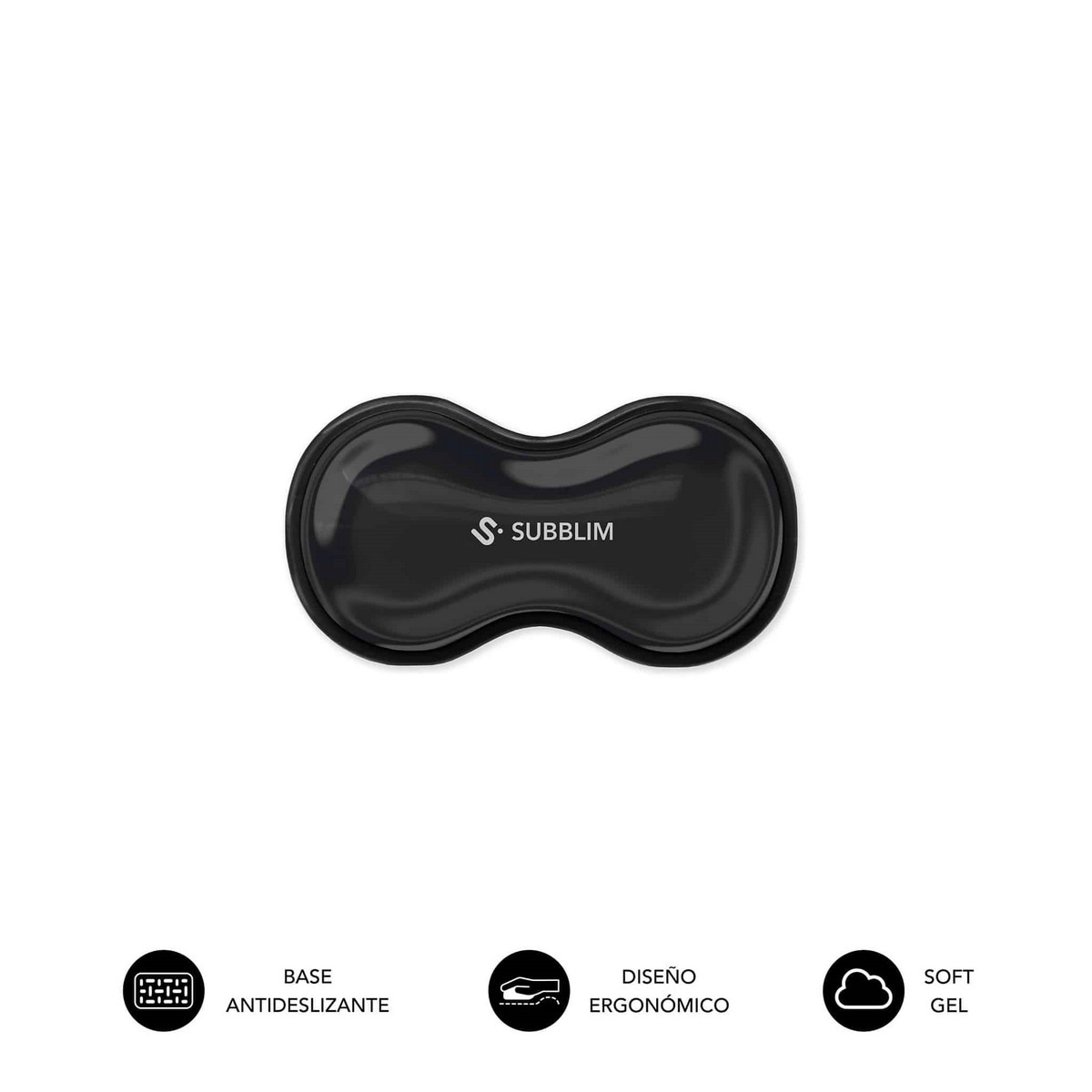 Imagem 0 de Apoio de Pulso para Rato Ergo Crystal Flex - Preto