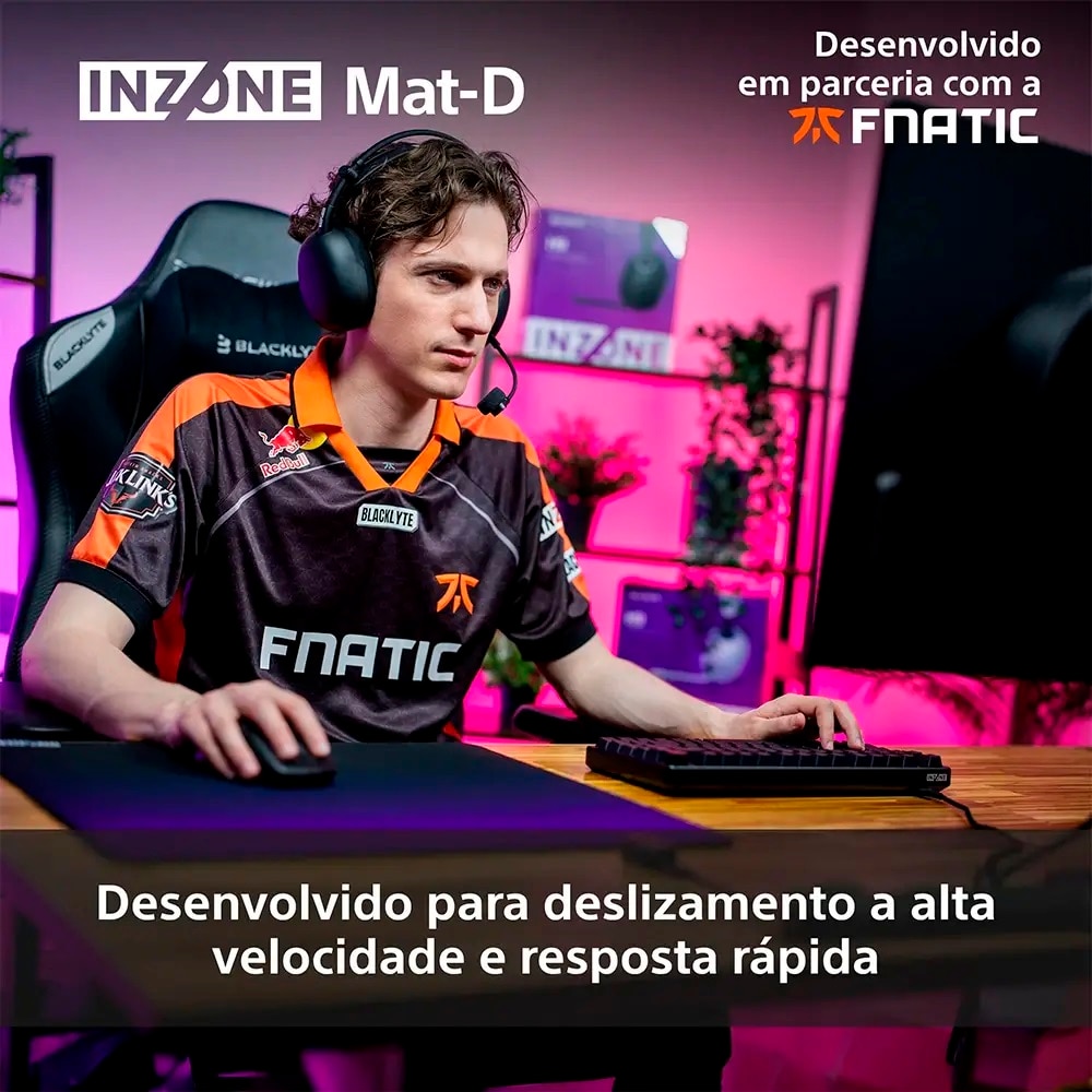 Tapete para rato Sony INZONE Mat-D Preto-3