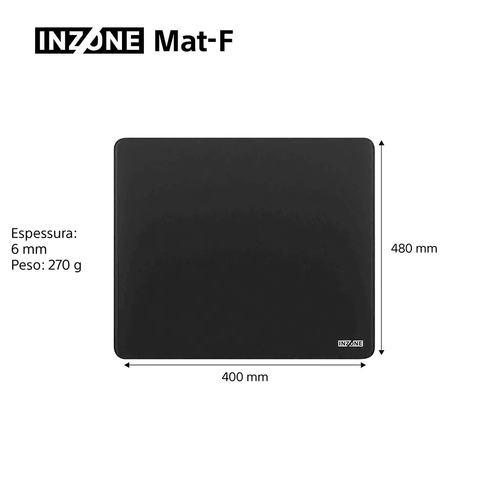 Tapete para rato Sony INZONE Mat-F Preto-8