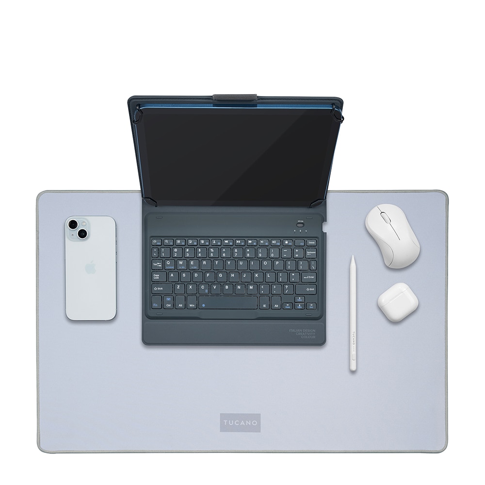 Tapete de Secretária Tucano Desk Pad - Neo Silver Silver-4