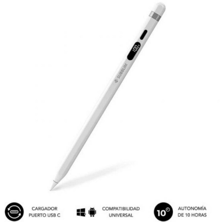 Imagem 0 de Caneta Eletrónica Subblim NoteFlow Pen Universal para Android e Windows - Branco