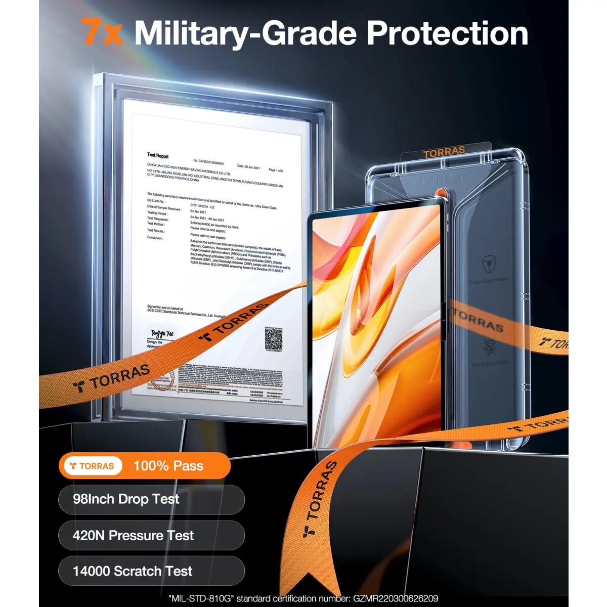 Película de Vidro Torras Install Master Series iPad Air 11 (2024) 5