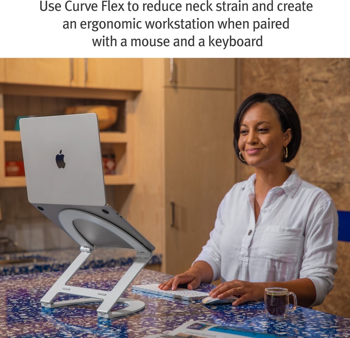 Suporte para Portátil Twelve South Curve Flex - Cinzento 3