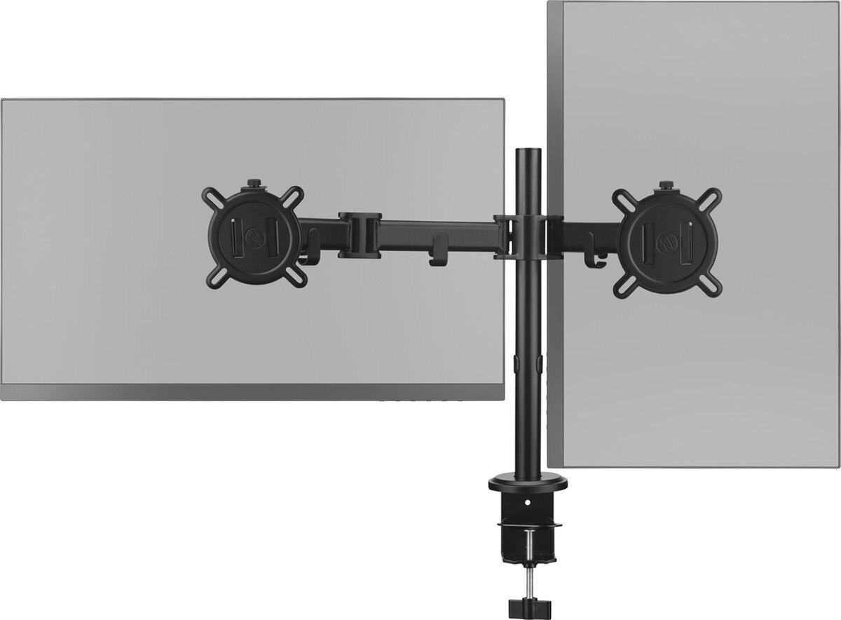 Suporte Universal para 2 Monitores One For All DM2210 Preto-8