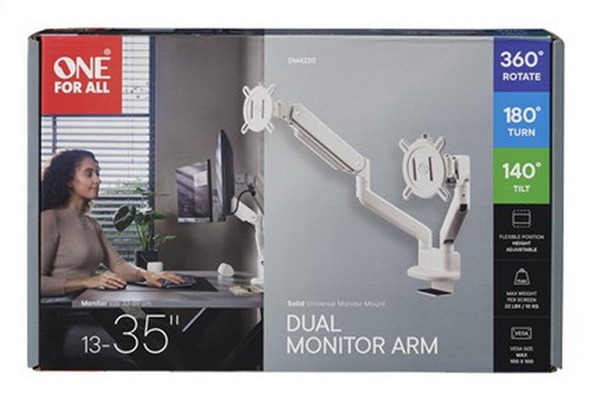 Suporte Universal para 2 Monitores 13"/ 35" One For All DM4220 7