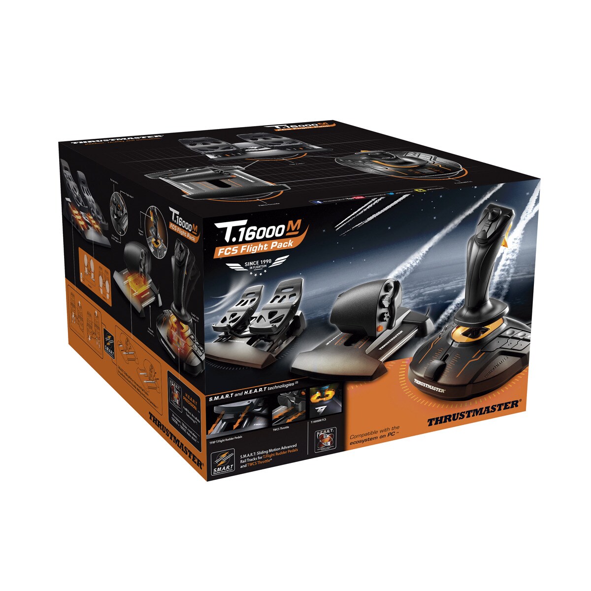 Joystick T.16000M FCS Flight Pack - PC 5