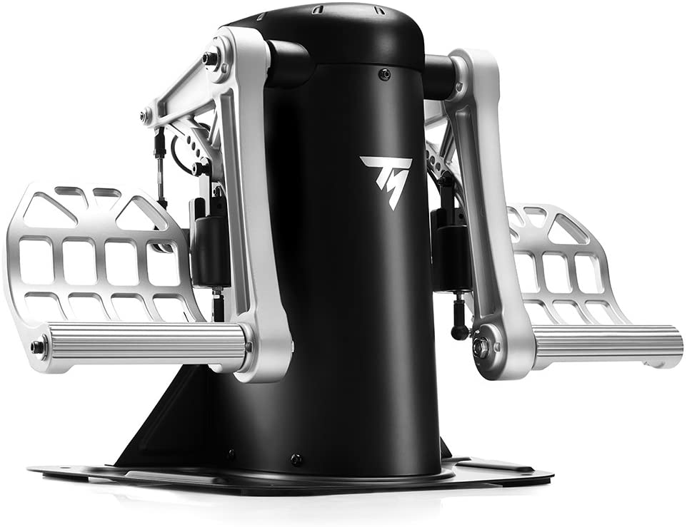 Pedais Gaming Thrustmaster Pendular Rudder TPR - PC Preto / Prata-5