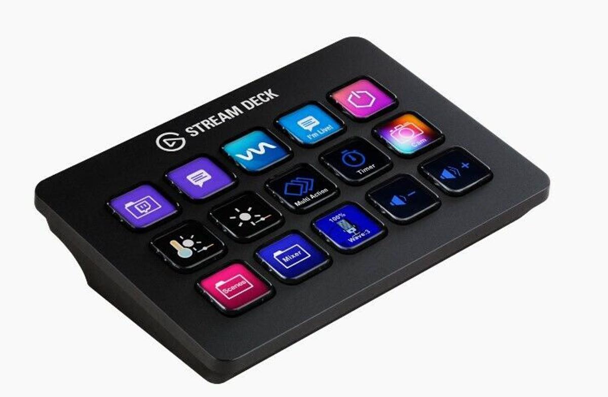 Controlador Stream Deck Elgato Mk.2 de 15 Botões - Preto Preto-4