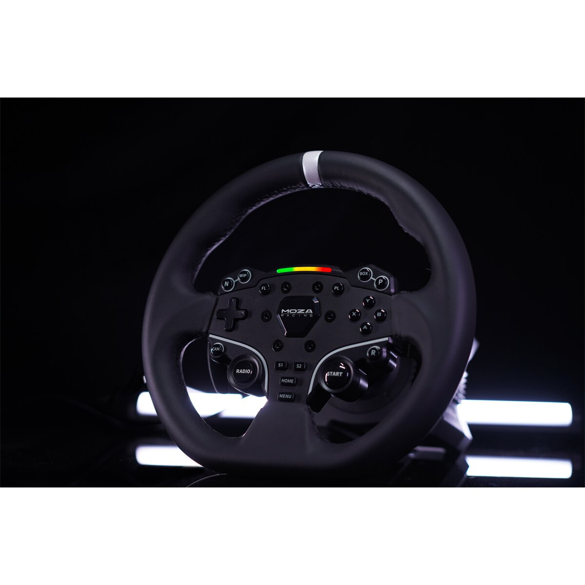 Bundle Moza Racing R5 Bundle Base Volante R5 + Volante ES + Pedais SR-P + Suporte de Mesa R5 Preto-7