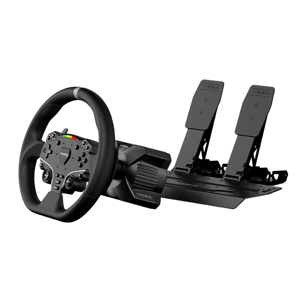 Imagem 0 de Bundle Moza Racing R3 Volante + Base + Pedais para Xbox e PC