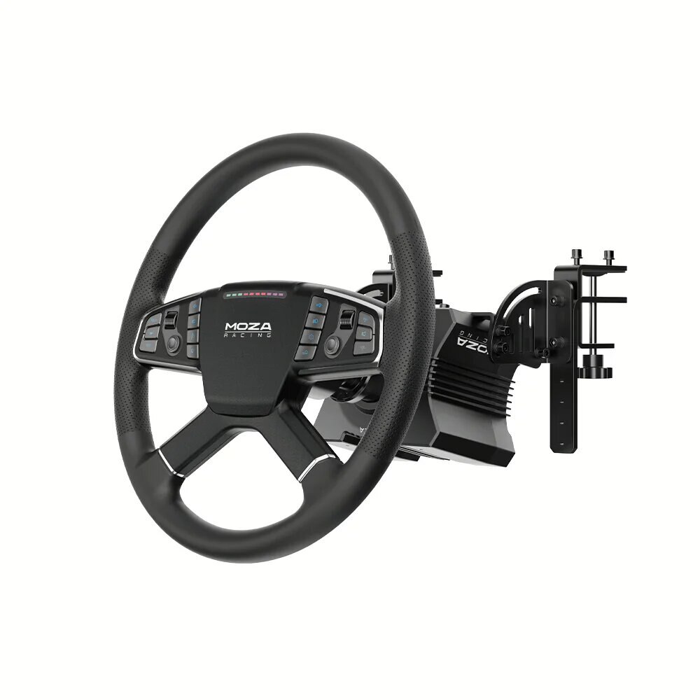 Bundle Moza Racing R5 Truck Driving Simulator Base Volante R5 + Volante TSW + Pedais SR-P Lite + Suporte de Mesa 2
