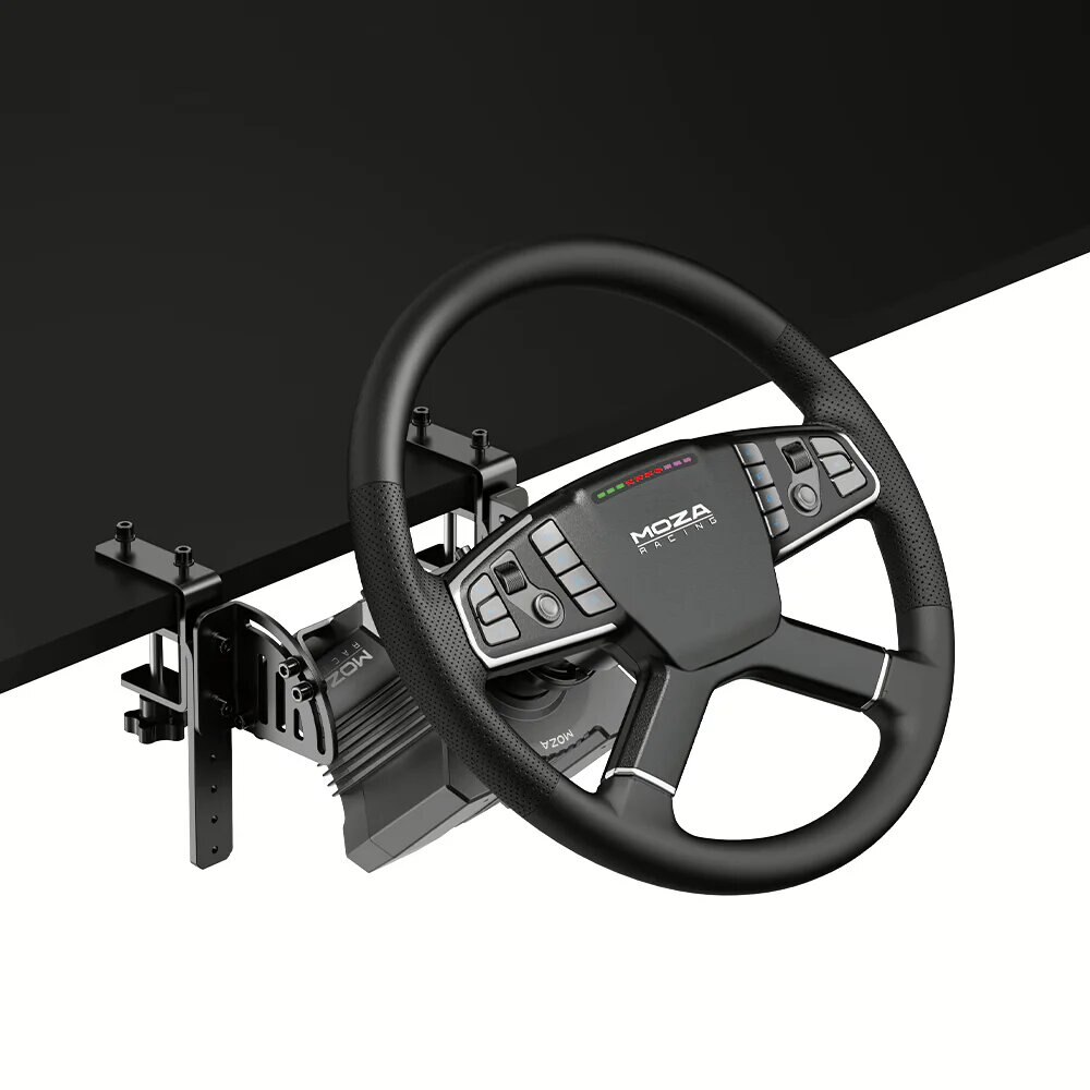 Bundle Moza Racing R5 Truck Driving Simulator Base Volante R5 + Volante TSW + Pedais SR-P Lite + Suporte de Mesa 3