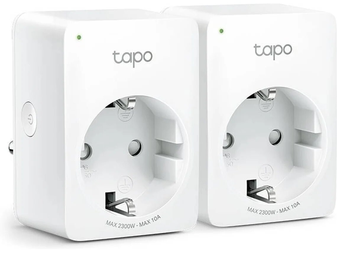 Imagem 0 de Pack 2 Tomadas Inteligentes TP-LINK Tapo P100
