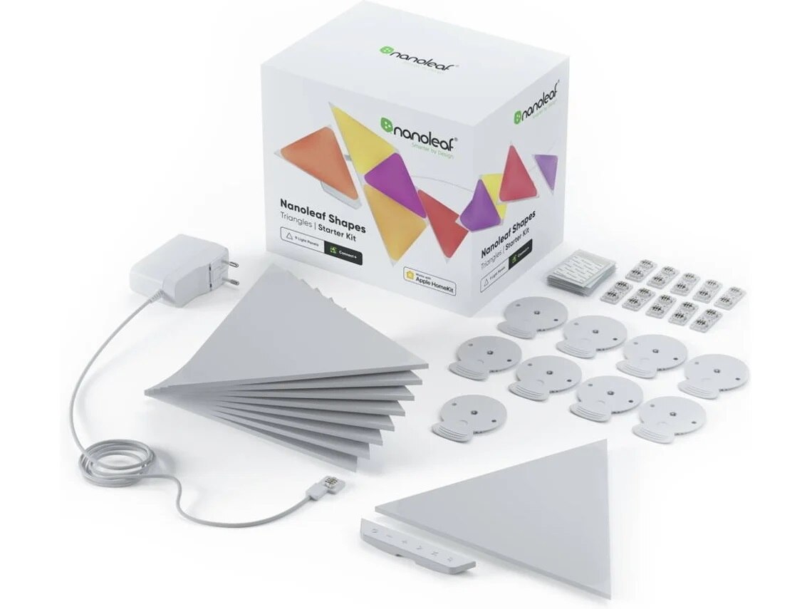 Imagem 0 de Painéis de Luz Nanoleaf - Pack 9 Triângulos