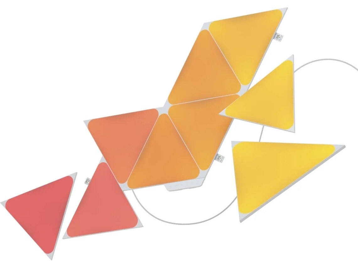 Painéis de Luz Nanoleaf - Pack 9 Triângulos 2