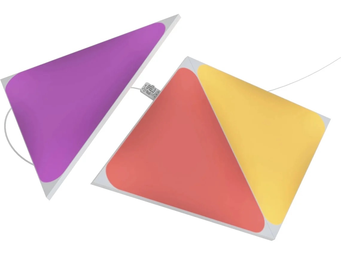 Painéis de Luz Nanoleaf Pack 3 Triângulos 2