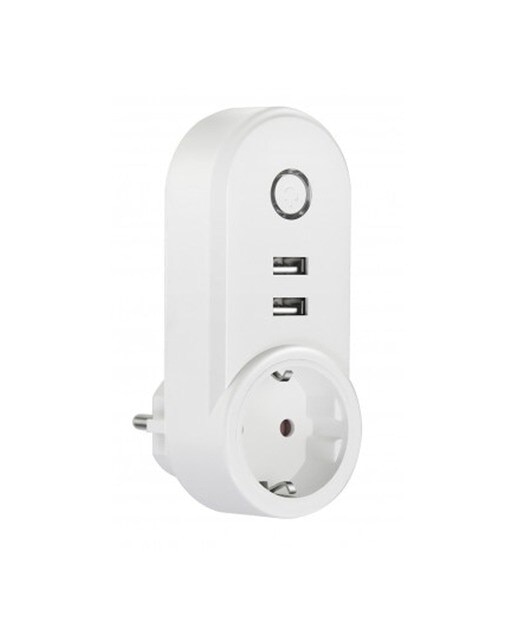 Imagem 0 de Tomada Inteligente WiFi com 2 Entradas USB