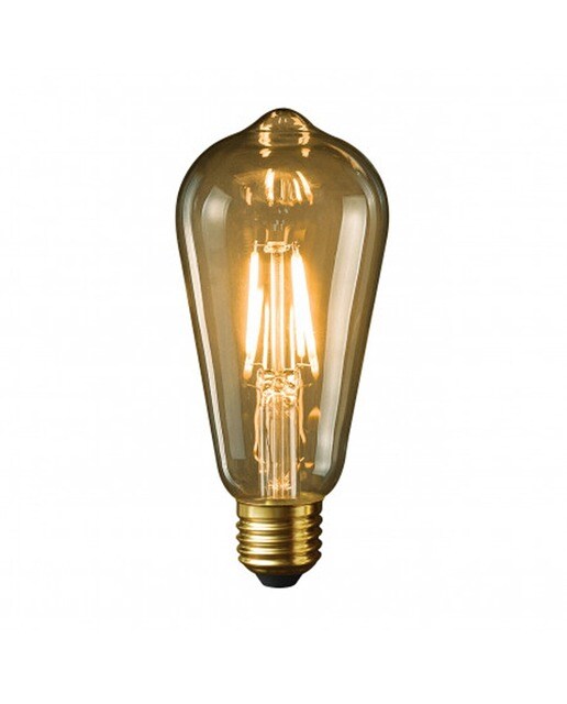 Imagem 0 de Lâmpada Inteligente Filamentos Vintage Edison E27 5W Branco Ambar
