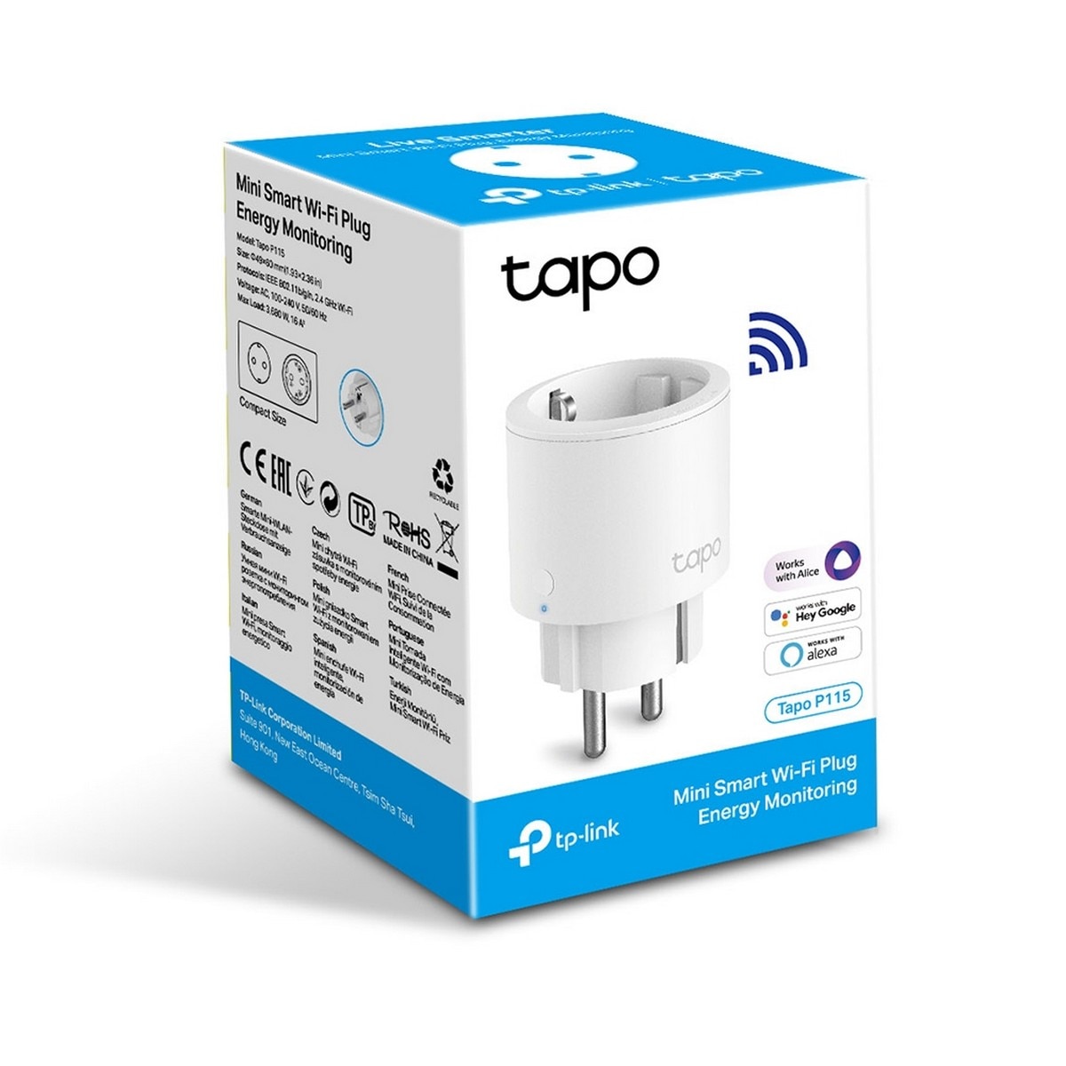 Tomada TP-Link TAPO P115 - Branco Branco-8