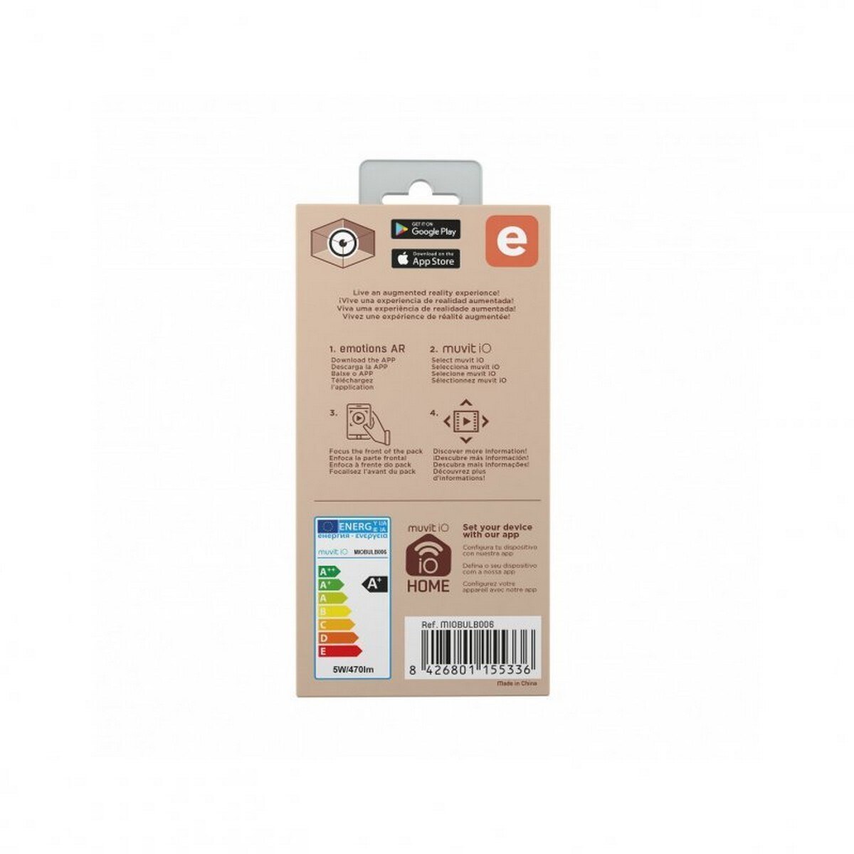 Lâmpada Inteligente Vela E14 5W RGB+Branco 5