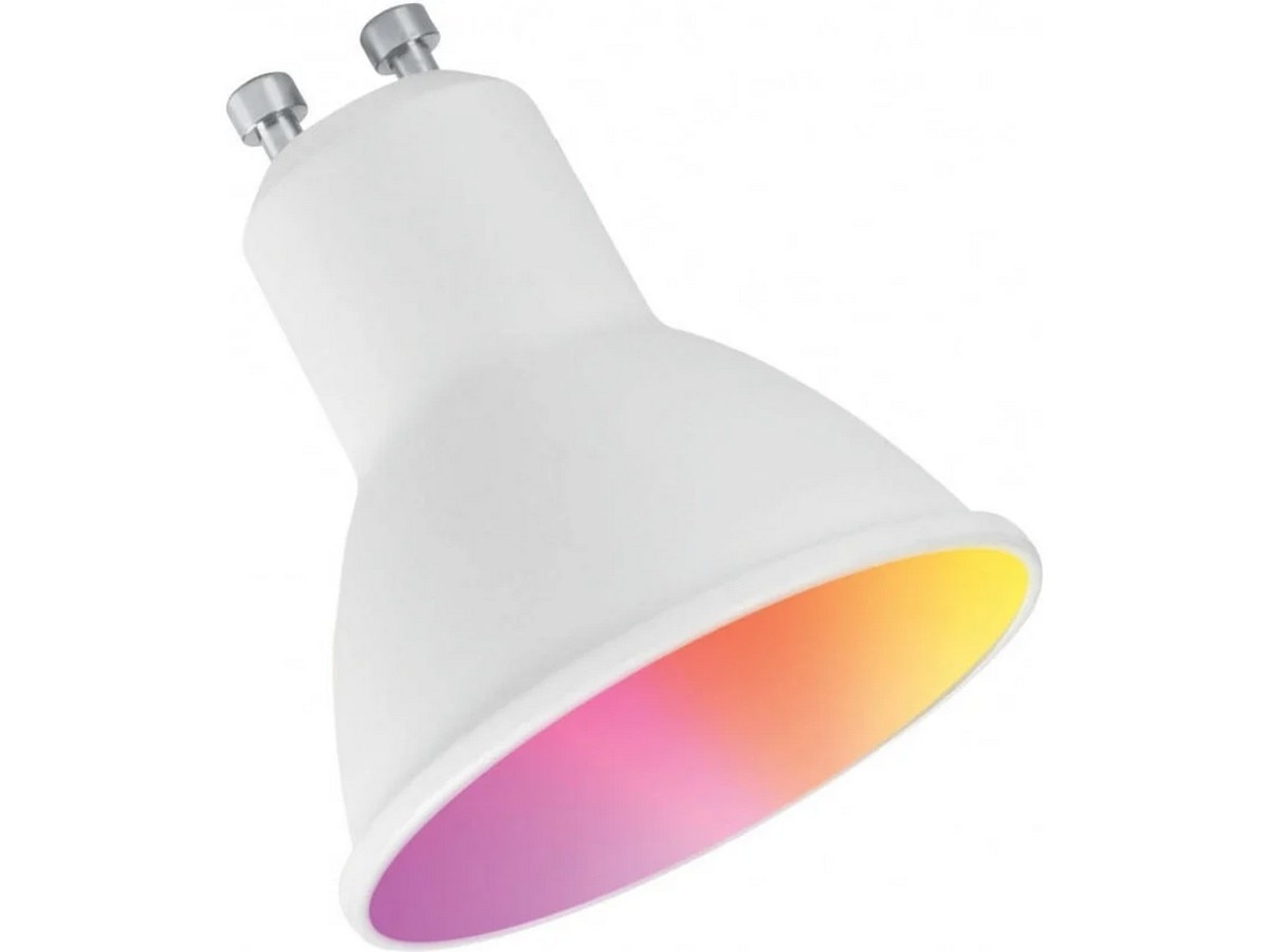 Imagem 0 de Lâmpada Inteligente GU10, 5.5W, 400lm, RGB+Branco D50*H56