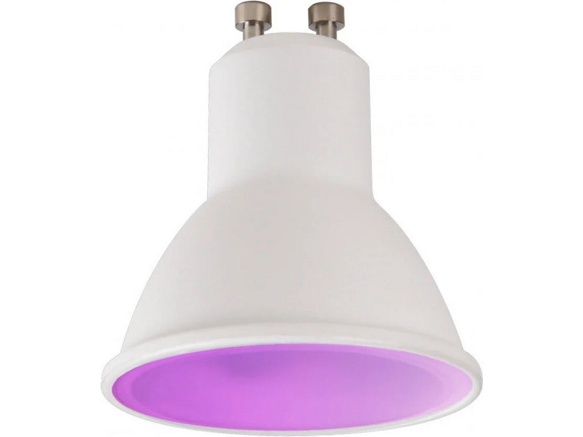 Lâmpada Inteligente GU10, 5.5W, 400lm, RGB+Branco D50*H56 4