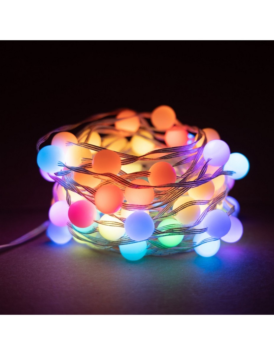 Grinalda LED Outdoor WiFi Dream Color Mini Globo RGB 10m 4