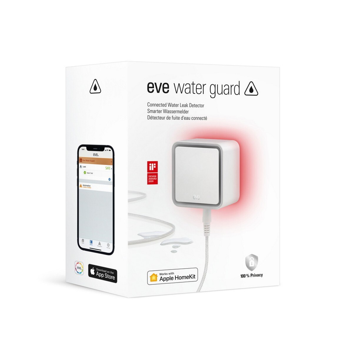 Sensor de Fugas de Água Eve Water Guard 4