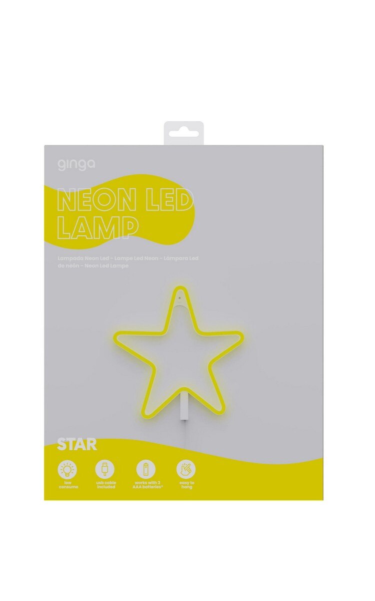 Lâmpada Neon LED Lamp Star 2