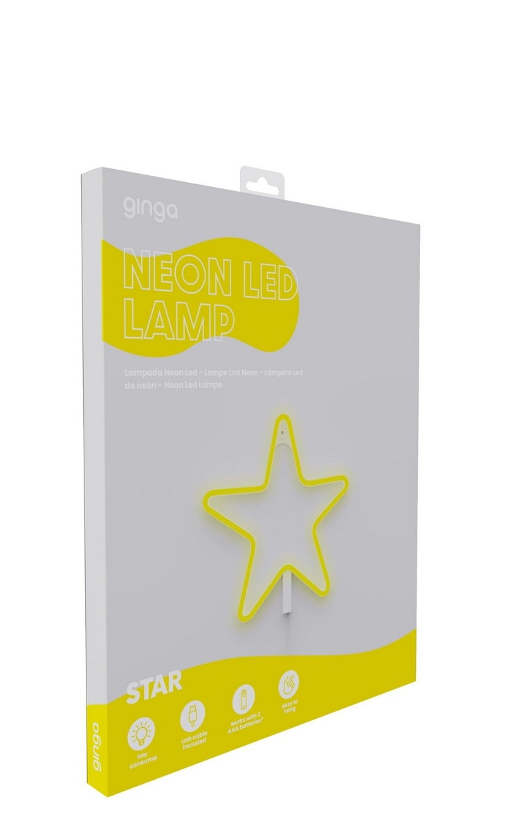Lâmpada Neon LED Lamp Star 3
