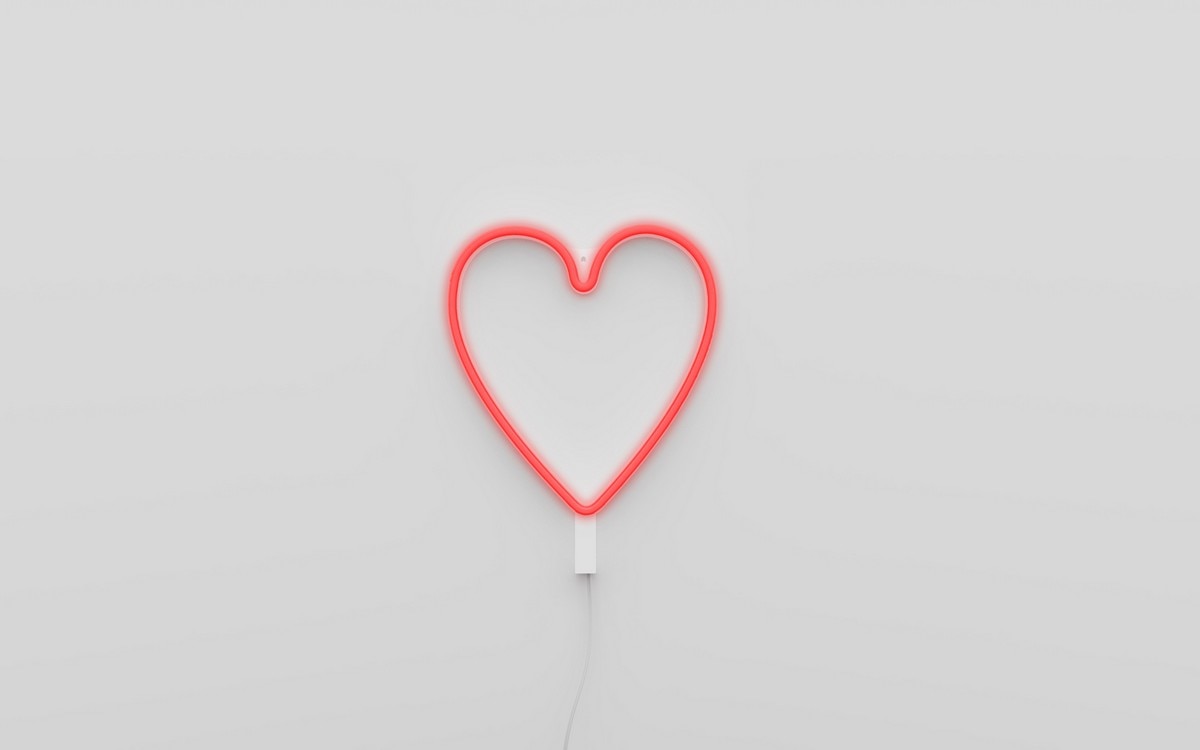 Imagem 0 de Lâmpada Neon LED Lamp Heart