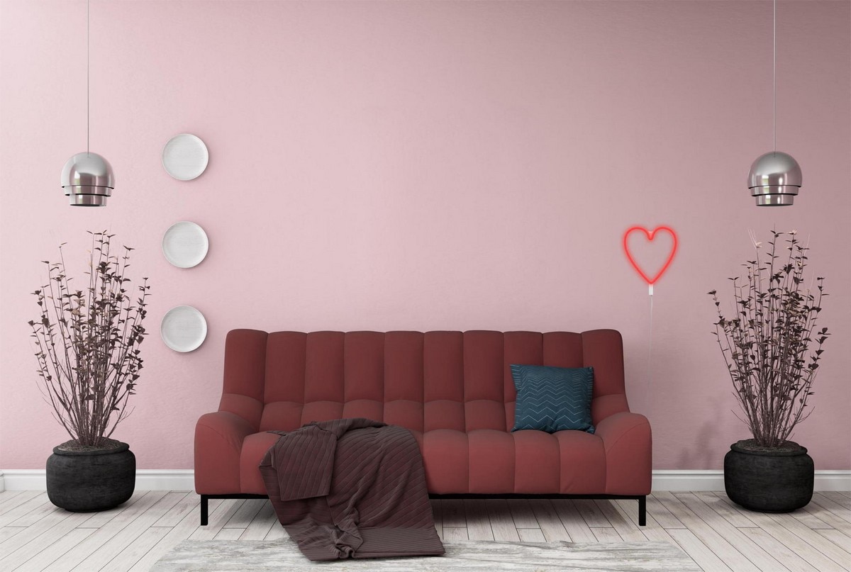 Lâmpada Neon LED Lamp Heart 5