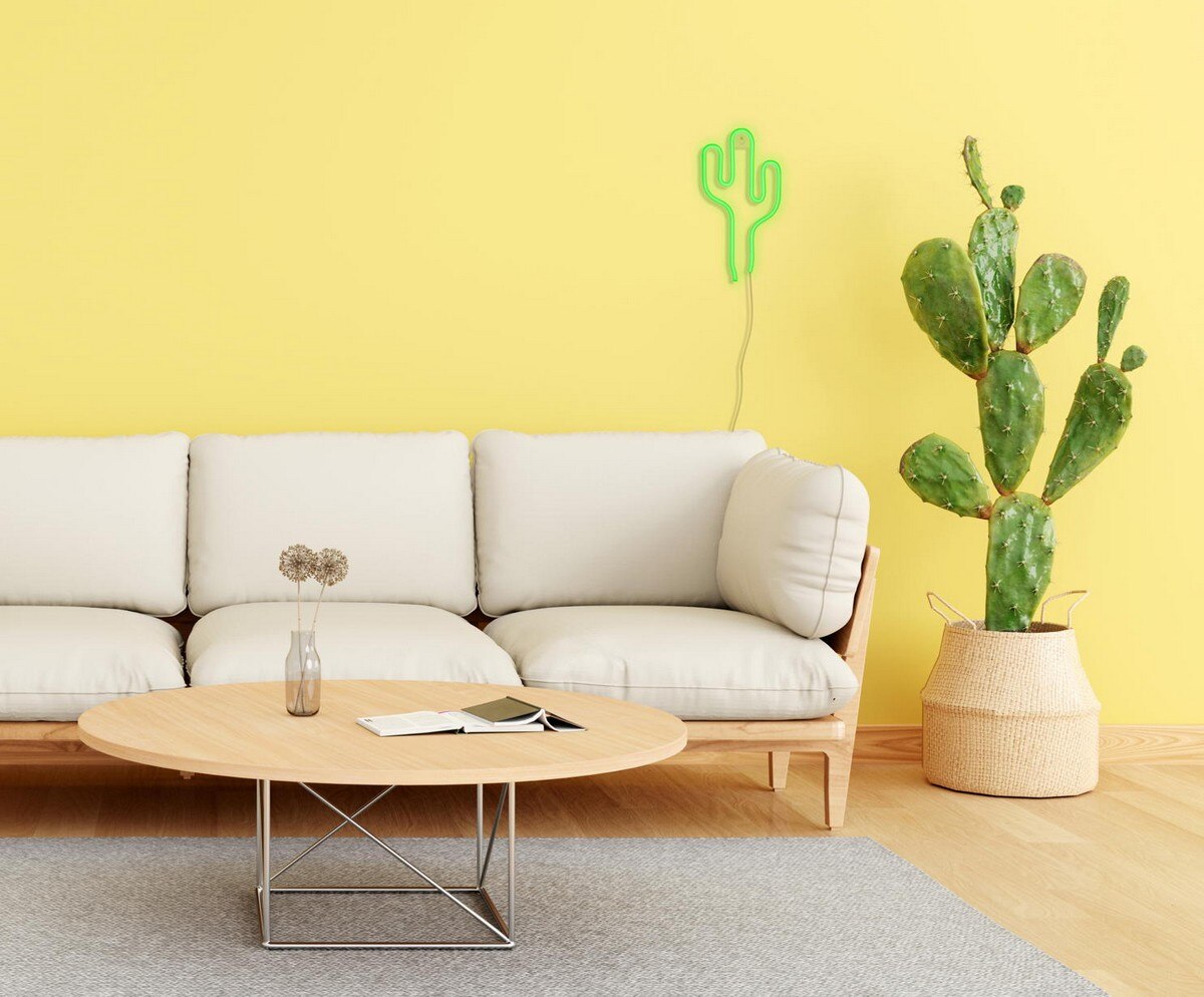 Lâmpada Neon LED Lamp Cactus 5
