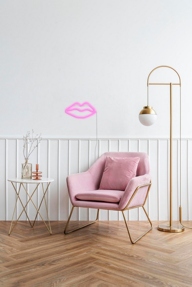 Lâmpada Neon LED Lamp Lips 5