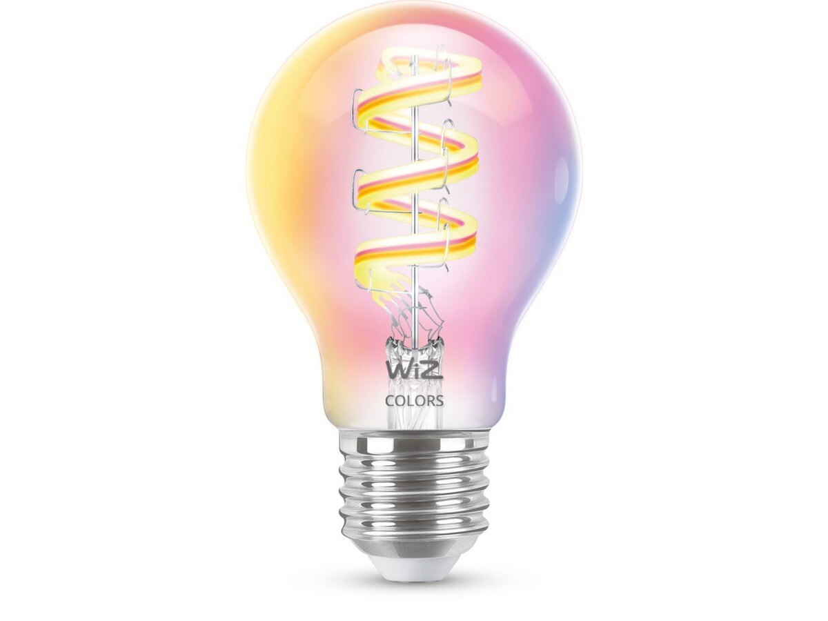 Lâmpada Inteligente Regulável com Filamento Transparente WiZ LED Cores A60 40W E27 Wi-Fi e Bluetooth 2