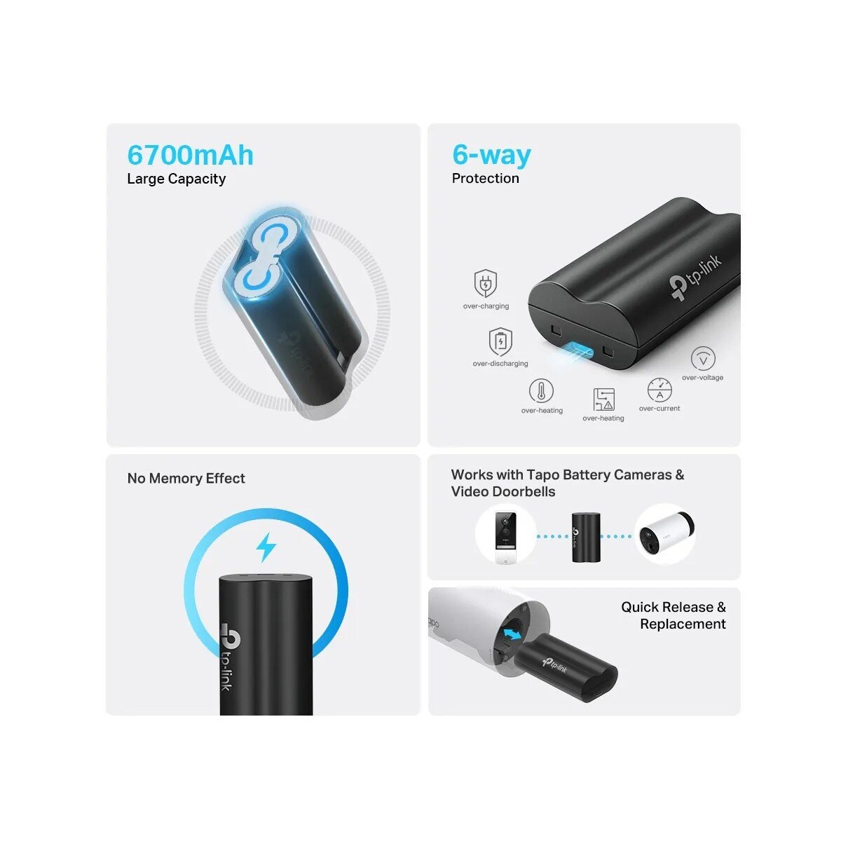 Bateria Tapo A100 TP-LINK 2