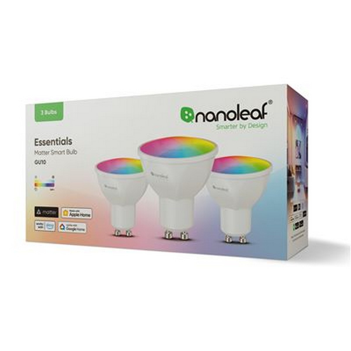 Lâmpada Nanoleaf Essentials Smart Bulb GU10 Matter - 3 Unidades 2