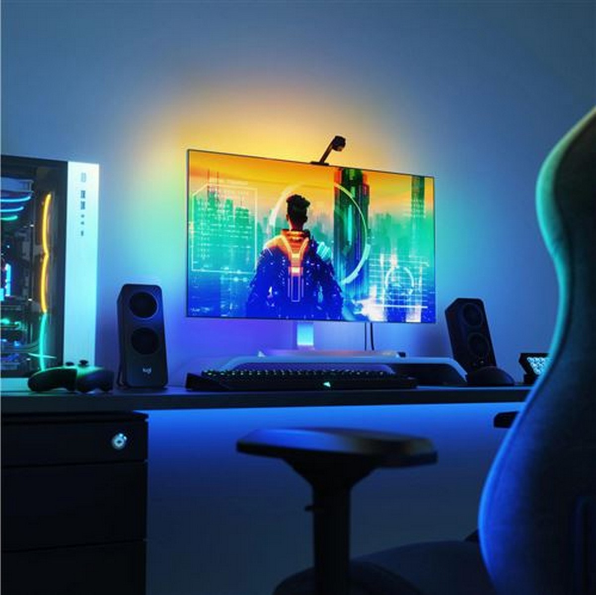 Câmara Nanoleaf 4D Screen Mirror + Fita LED 4m 6