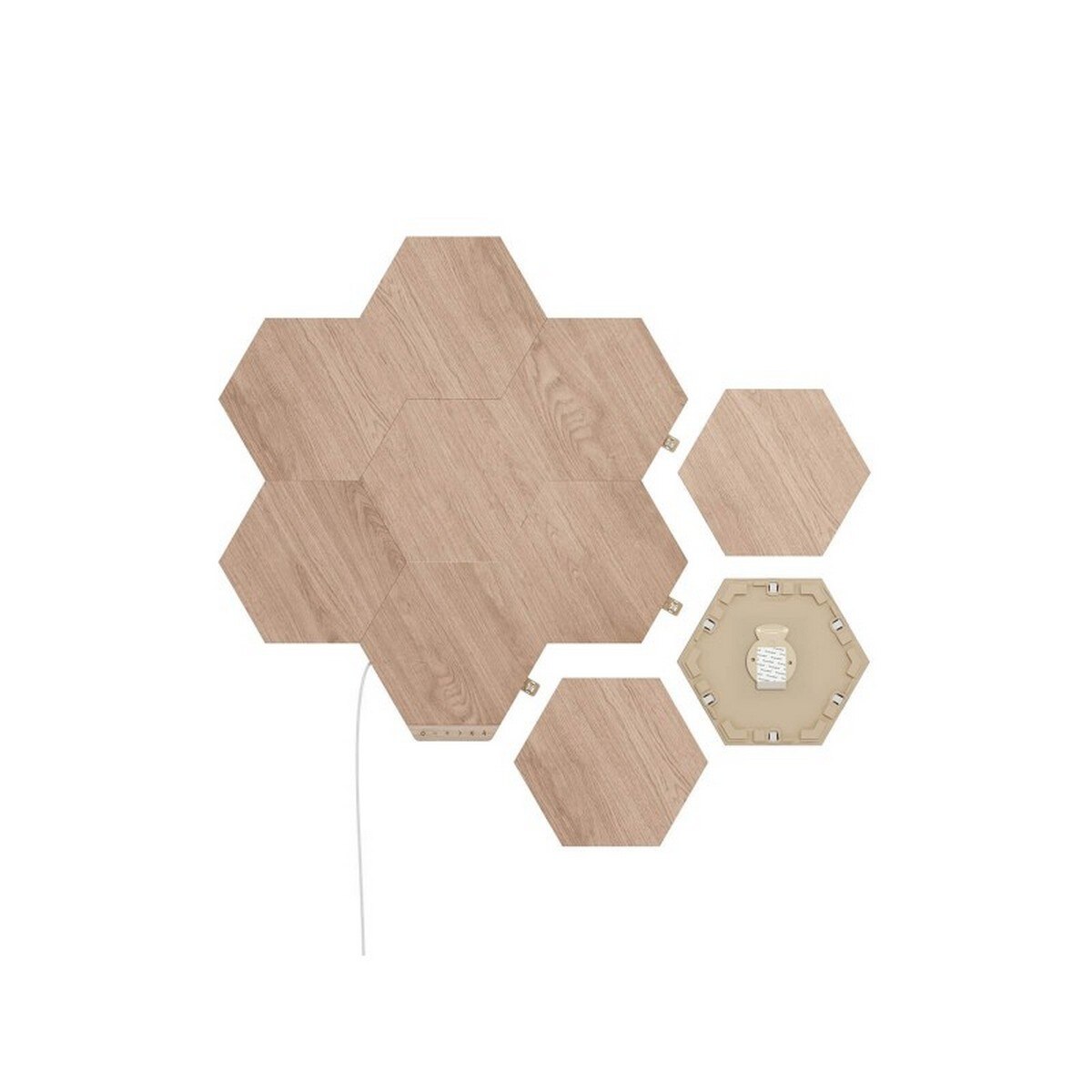 Painel LED Nanoleaf Elements Hexagons Starter + 7 Painéis 3
