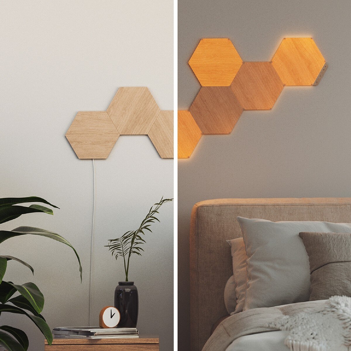 Painéis Nanoleaf Elements Hexágonos Pack de Expansão - 3 Painéis 3