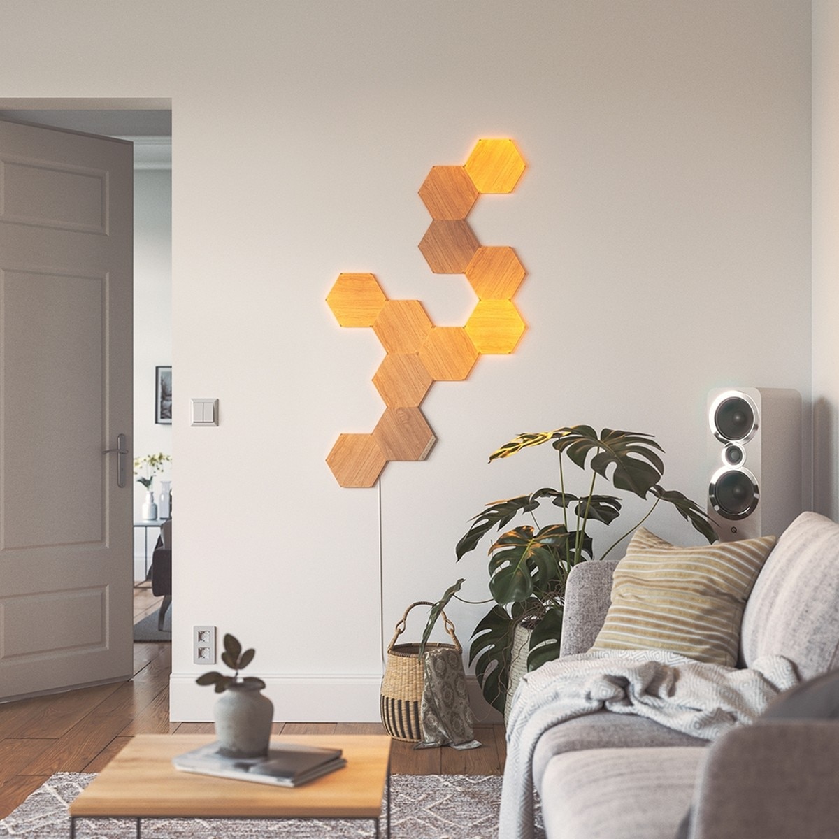 Painéis Nanoleaf Elements Hexágonos Pack de Expansão - 3 Painéis 5