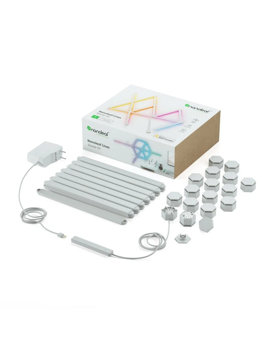 Painel LED Nanoleaf Lines 60º Hex Starter Kit (15 Uni.) 1