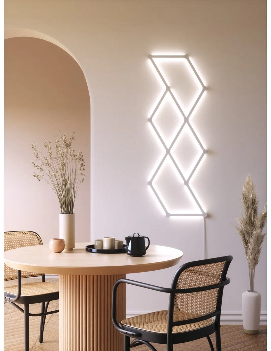 Painel LED Nanoleaf Lines 60º Hex Starter Kit (15 Uni.) 3