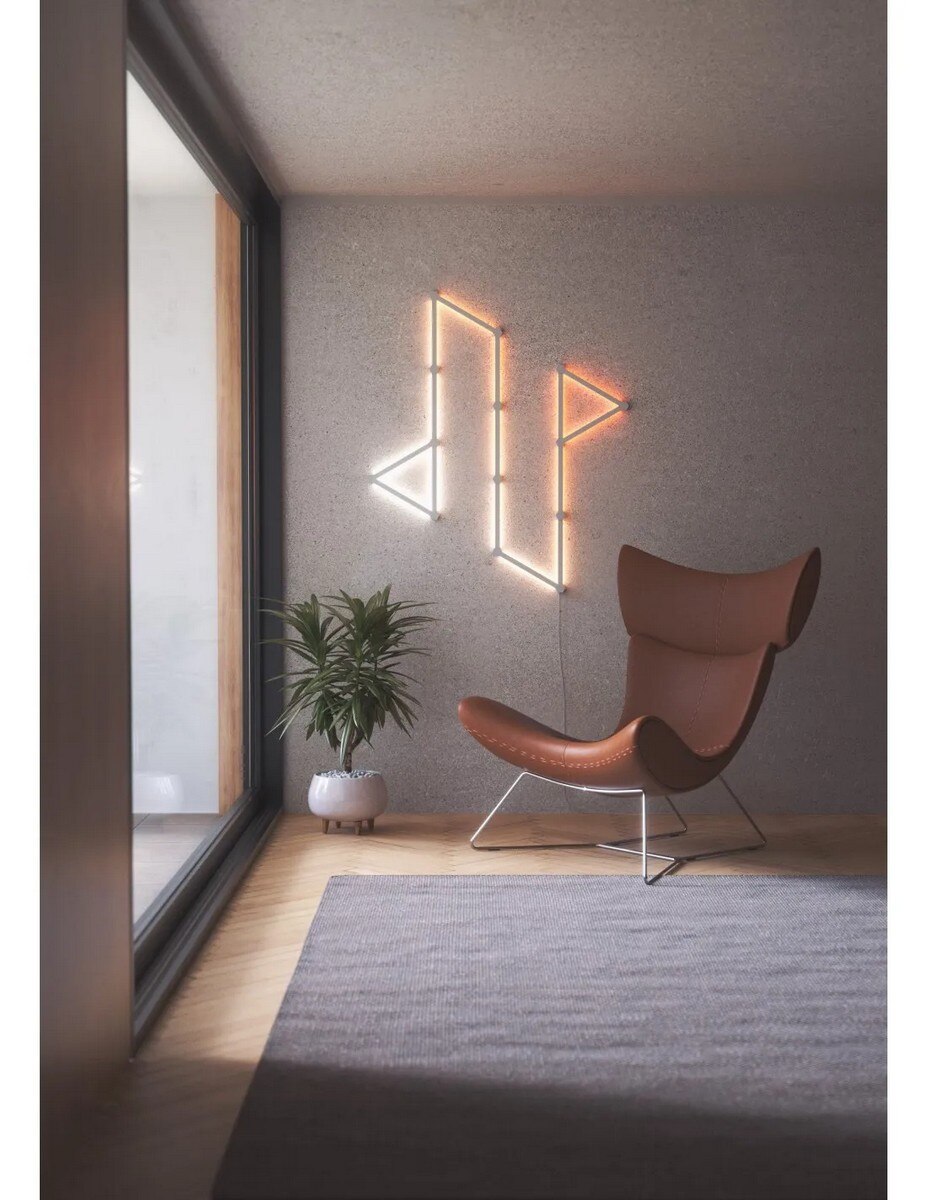 Painel LED Nanoleaf Lines 60º Hex Starter Kit (15 Uni.) 5
