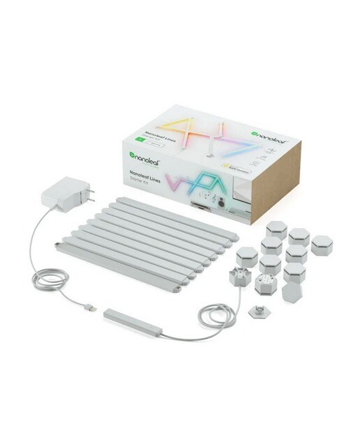 Painel LED Nanoleaf Lines 60º Hex Starter Kit (9 Uni.) 1
