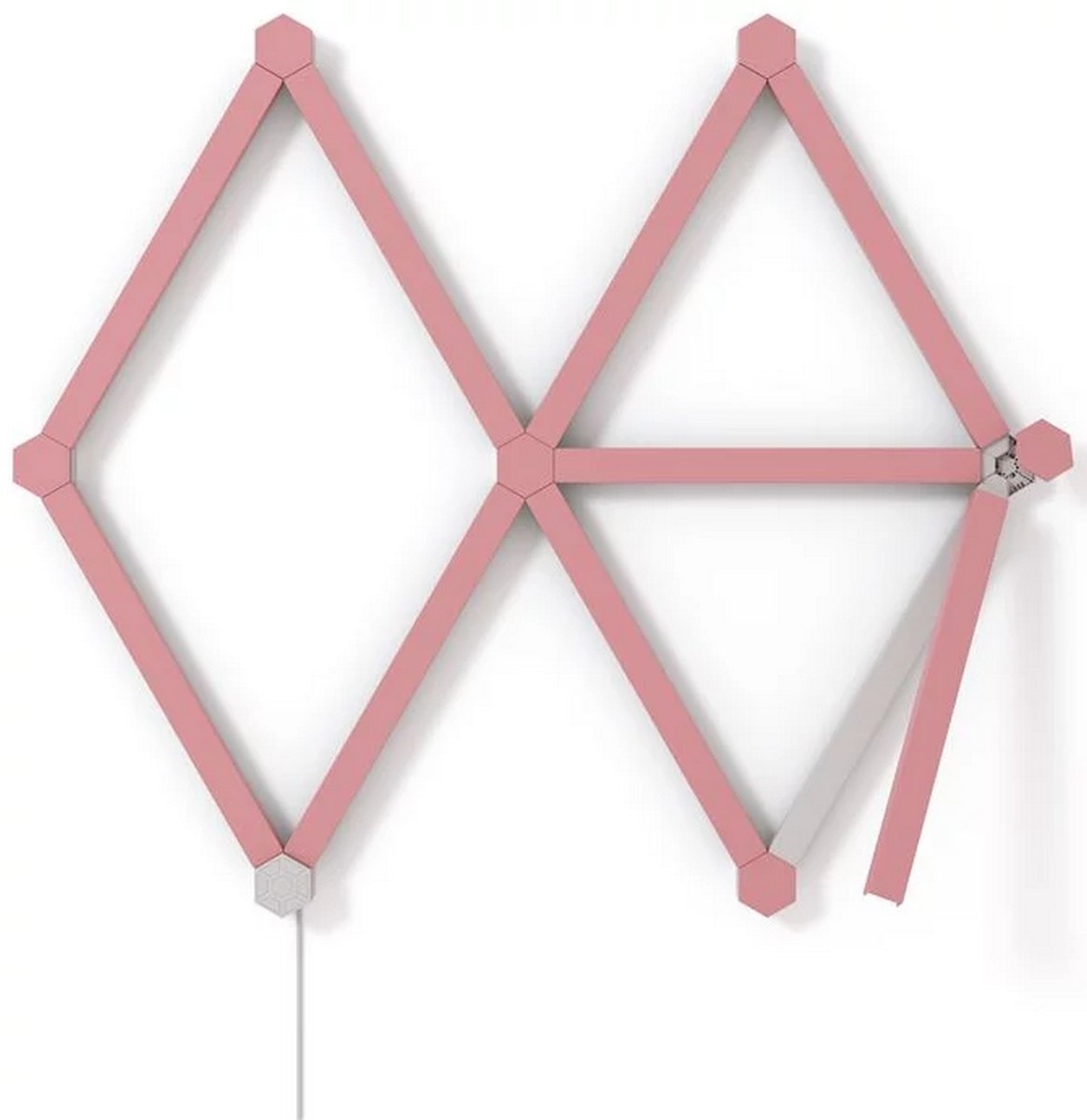 Acessório de Iluminação Nanoleaf Lines Skin 60º Hexagon (9 Uni.) - Rosa 1